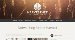 Desktop Screenshot of harvestnetinternational.com